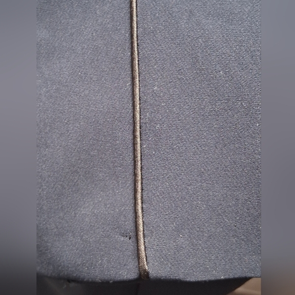 NWT Asos Blue Straight Leg Pants With Front Slit Size 6 - Picture 14 of 14